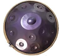 432hz Handpan Steel Drum 9 Notes 22inch Purple Performer In D Minor With Handpan Stand, Handpan Case,Purple,12 Tones,outstanding78