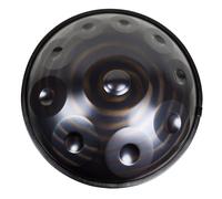 432Hz Handpan Steel Drum D Minor 10 Notes Mtat Instrument with nd Soft Carry Bag & Mallets Perfect for Relaxat & Music Therapy (Color: Blue)