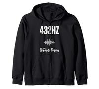 432HZ THE FORGOTTEN FREQUENCY Healing Music Natural Tuning Zip Hoodie