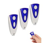 433.92 MHz Garage Door Opener, Garage Door Replacement Remote Control for Novoferm Novotron 502 MAX43-2, Novotron 512 MIX43-2 Handheld Transmitter, 2 Channels, with Battery Remote Control, 3 Pieces