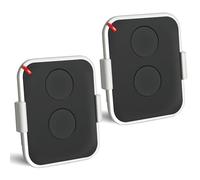 433.92 MHz Garage Door Remote, 2 PCS Garage Door Opener Remote Control, 2 channels, Compatible with ON2E, ON4E, ON1E Rolling Code