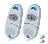 433.92 MHz Garage Door Remote, 2 PCS Garage Remote Control C@ME 2 channels, Compatible with 432 NA, EE, EV (includes 2 extra batteries)