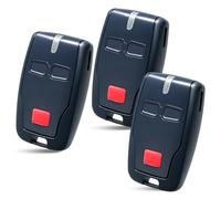 433.92 MHz Garage Door Remote, 3 PCS Garage Remote Control, 2 channels, Compatible with Mitto 2 RCB, Kleio, Ghibli, TRC 2, Kleio, Ghibli