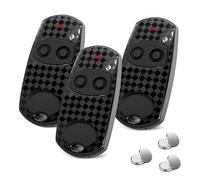 433.92 MHz Garage Door Remote, Garage Remote Control, 2 Channels, Compatible with Top432 and Top432EE 3 PCS