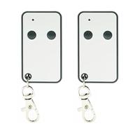 433.92 MHz Remote Control Garage Door for Roger, 2 Pieces Handheld Transmitter Universal for Roger E80 TX52R/E80 TX54R/H80/TX1M80, Fixed Code, Handheld Transmitter for Garage Door Opener, 2 Channels