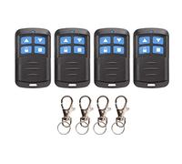 433 Mhz Universal Electric Gate Remote Control, 5V Waterproof, 4 Buttons, Cloning, Wireless, for Car Garage Door, Gate, Skylight, Roller Shutter, Roll Doors, Electric Curtains, Garage Door Opener/56