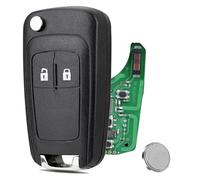 433MHZ 2 Buttons For Opel Vauxhall Astra J Flip Key Chevrolet Cruze Corsa Insignia Key Fob Vauxhall Adam Meriva Zafira Mokka Car Remote Fob ID46Chip HU101 Blade