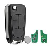 433MHZ 2 Buttons Vauxhall Astra H Corsa D Meriva Insignia Zafira Key Vauxhall Replacement Key Fob Delphi System Chip PCF7941 HU100 Blade