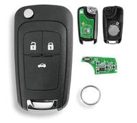 433MHZ 3 Buttons For Opel Vauxhall Astra J Key For Chevrolet Cruze Flip Key Insignia Zafira C Mokka Cascade Remote Car Key Fob with ID46 Chip Key Ring