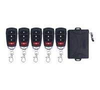 433MHz 4CH Garage Door Remote Control Entry Opener Relay Transmitter Receiver Kit for Rolling Gate Door Switch Remote Controller