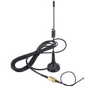 433MHz 5dbi WiFi Antenna SMA Male Plug Aerial Flexible with Magnetic Base For Car Vehicle Mounte Digital Homematic CCU2 CC1101 Ham Radio (Antenna with SMA Female to U.FL IPX IPEX 1.13 Cable)