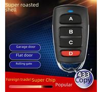 (433MHz Export Version (Unlock Character Buttons)) "E-commerce 433.92MHz Super Strong Remote Clone for Garage Door Access Control - Model ABCD"
