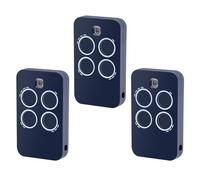 433MHz Gate Remote Control Compatible with Genius, Garage Remote Control for ECHO TX4 433 RC,ECHO TX2 433 RC,4 Channel (3 Pieces)