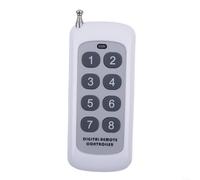 433MHz RF Remote Control Switch Transmitter for Garage Door Opener Electric Gate Shutter Alarm 8 Button Wireless Controller