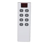 433MHz Universal Wireless Remote Control 8-Button Learning Code Transmitter High Power 1000m Long Range RF Controller for Garage Gate and Door