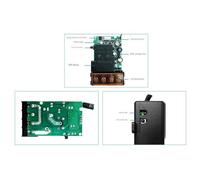 433MHz Wireless Remote Control Switch for AC 72V-220V Lamp, & Door - IP65 Rated, 3000W Load, Pre-Paired Transmitter/Receiver