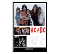 (434) AC/DC Bon Scott Music Legends Signed Signed A4 Photograph (21 X 297 CM) Art Work Wall Art Display (REPRINT) #####
