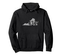 434 Area Code, Charlottesville, Danville, South Boston, VA Pullover Hoodie