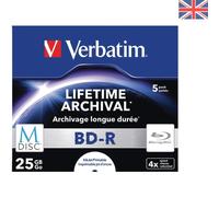 43823 25GB 4x M-Disc BD-R - 5 Pack Jewel Case