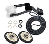 4392065 Dryer Repair Kit with 349241T Drum Roller Kit, 691366 Idler Pulley 341241 Belt by Seentech - Exact fit for Whirlpool & Kenmore Dryers - Replaces AP3131942 AP3098345 AP6010582 WP691366