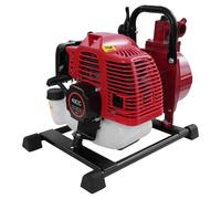 43cc 2-Stroke Gasoline Water Pump 10m³/h High Flow 98ft Lift for Farm Irrigation & Flood Drainage (Red)