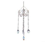 43cm Long Sun Catcher for Garden Wall Art | Meticulously handmade, unique charm, metal accents, no plastic, sparkling light refraction