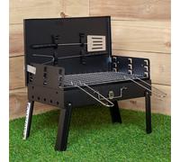 43cm X 26cm Folding Portable Camping Beach Barbecue BBQ With Wind Shield & Tools - Samuel Alexander | TJ Hughes