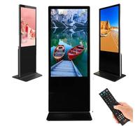 43in/50in/55in/65in Digital Commercial Advertising Screen, Floor-Standing Advertising Display Screen, IPS LCD Screen Media Player, 1920 * 1080p, for WiFi / Rj45 / USB/U Disk,43in