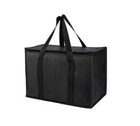 43L Insulated Bag Cars Trunk Organizer Groceries Fruit Food Drink Storage Cooler Thermal Large Vehicle Travel Zipper