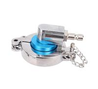 43mm Brake Bleeder Adapter Compatible with Crown Reiz, Brake Fluid Bleeding Tool Accessory, Aluminum Alloy Master Cylinder Adapter, Chrome Finish