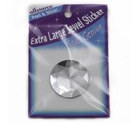 43mm Crystal H102 Large Self Adhesive Round Jewels Acrylic Rhinestones Stick On Plastic Gems For Cosplay - 2 Pieces