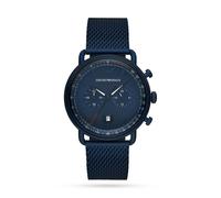 43mm Mens Blue Mesh Watch