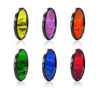 43mm Professional Full Color Lens Filter Set, 6Pcs Red Orange Yellow Green Blue Purple Multi-Coated Colorful Camera Lens Filter HD Clarity Sharp Images for DSLR Mirrorless Camera