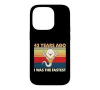 43rd Birthday 43 Years Ago I Was The Fastest Bday Case for iPhone 14 Pro