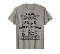 43rd Birthday Gift For Legends Born July 1982 43 Years Old T-Shirt