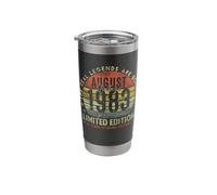 43rd Birthday Legends August 1996 Vintage 43 Years Old Stainless Steel Insulated Tumbler