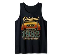 43rd Birthday Man Woman 43 Years Decoration 1982 Funny Tank Top