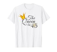 43rd Birthday Party The Queen is 43 Gift Ideas For Her T-Shirt