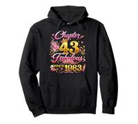 43rd Birthday Queen Chapter 43 Fabulous Since 1983 Women Pullover Hoodie
