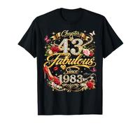 43rd Birthday Queen Chapter 43 Fabulous Since 1983 Women T-Shirt