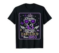 43rd Birthday Queen Chapter 43 Fabulous Since 1983 Women T-Shirt