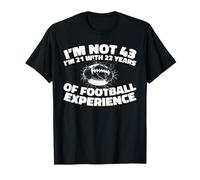 43th Birthday American Football Player - 43 Years Old T-Shirt