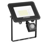 Sylflood LED IP65 Floodlight Black 43W 4000K with PIR Sylvania
