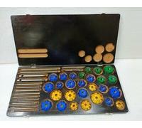 43x VALVE SEAT CUTTER TOOL KIT CARBIDE TIPPED FOR VINTAGE AND MODERN ENGINES-Amz1005