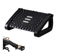 43X20X32cm Foot Rest for Under Desk PP Tilted Foots Stool with Massage Texture and Rolleror 6 Different Height Desk Height Footrest Under Desks Foots Pedal Stress Relief, Helps Straighten Posture