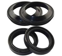 43x54x11 43 * 54 * 11 43 54 Motorcycle Front Fork Damper Oil Seal Dust Seal Shock Absorber Compatible With Automotive Motorcycle Parts(Oil and Dust Seal)