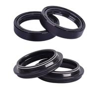 43X54X11 43 54 Front Fork Damper Oil Dust Seal Compatible With Motorcycle Fork Suspension Fits Models Like GSX R600 GSX R750 GSXR600 GSXR750 GSX750 DL650(2pcs seal 2pcs cover)