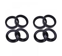 43x54x11 Front Fork Oil Seal And Dust Seals Cover Compatible With Motorcycle Models KLX250 KLX 250 2009 2013 For Part Number 92049-0119 92049-0064(4PCS SEAL 4PC COVER)