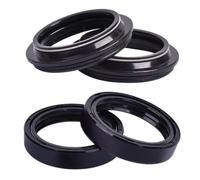 43x54x11 Motorcycle Front Fork Oil Seal Dust Seal Compatible With 43X54 Fork Damper Seals 43 54 11(Dust and Oil seal)