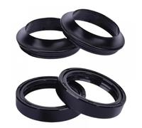 43x54x11 Motorcycle Front Fork Oil Seal Dust Seal Damper Shock Absorber Compatible With 675 R T2040683 TIGER 800 Fits Various 43 54 Models(2pcs seal 2pcs cover)